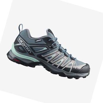 Tenis Senderismo Salomon WoX ULTRA PIONEER CLIMASALOMON™ WATERPROOF Mujer Verdes | MX 2794AHK